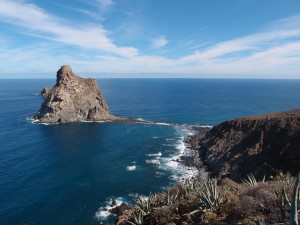 Roque de Dentro - pohled z Las Palmas