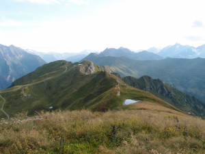 Schwarzwand, pohled z Reissrachkopfu